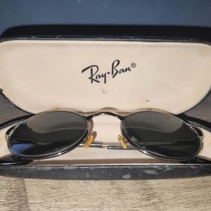 RAY- BAN Sunglasses, Silver, Oval